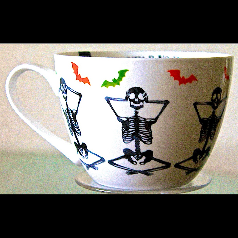 PORTOBELLO BY DESIGN MUG BOO SKELETON NO EVIL
